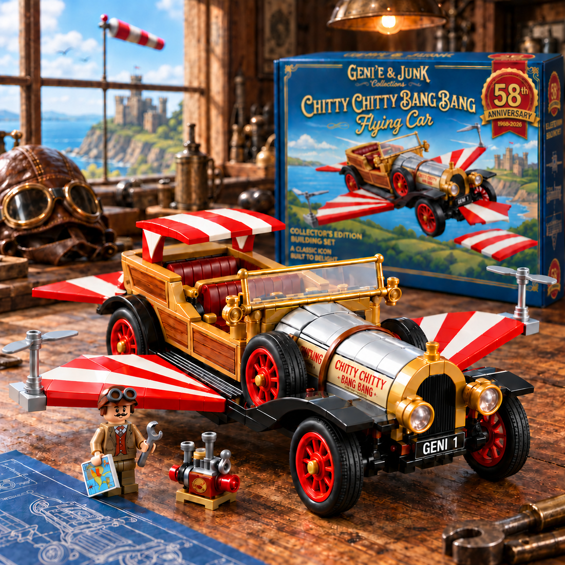 Chitty Flying Car 58th Anniversary Building Set