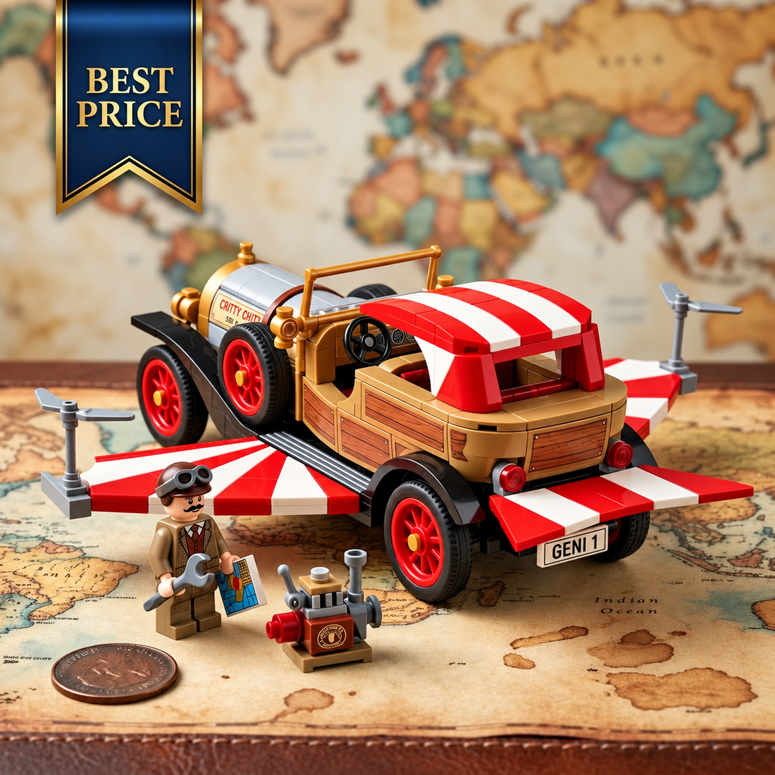Chitty Flying Car 58th Anniversary Building Set